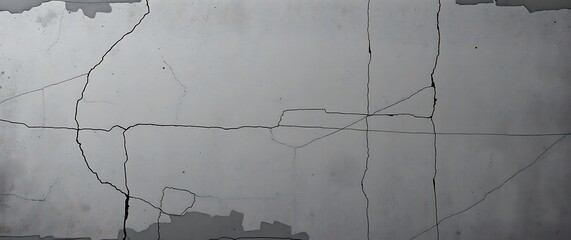A grunge-style background with  distressed textures, cracks, and peeling paint in shades of gray and brown, achieved through a mixed-media digital technique with  rough edges and.