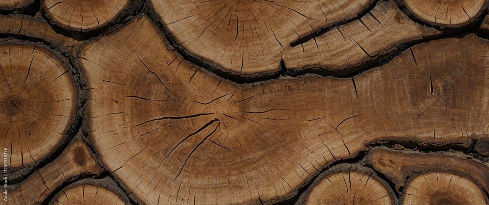 Aufkleber close-up view of natural wood texture showcasing unique grain patterns and rich brown tones ideal fo