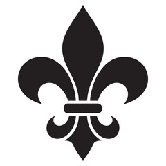 fleur de lis icon vector with trendy design © firoz