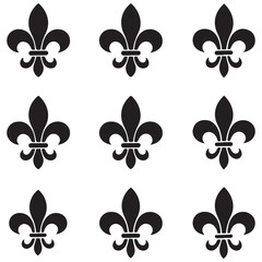 fleur de lis icon vector with trendy design © firoz