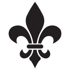 fleur de lis icon vector with trendy design © firoz