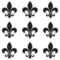 fleur de lis icon vector with trendy design © firoz