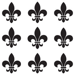fleur de lis icon vector with trendy design © firoz