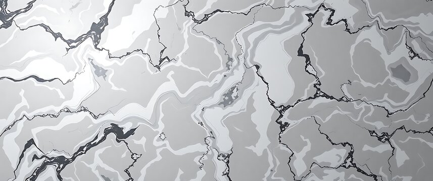 A photorealistic image of a marble background with  swirling veins of grey, white, and black, lit dramatically with  a single light source highlighting the texture, rendered in a.