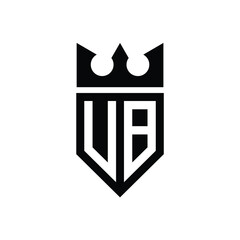 UB monogram logo design letter text name symbol monochrome logotype alphabet character simple logo