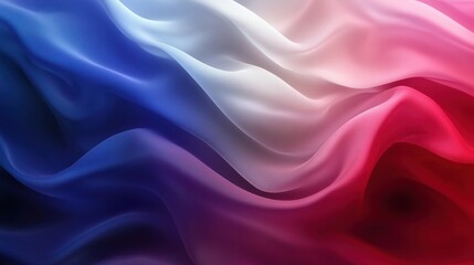 Obraz premium Colorful silk fabric waves, abstract background