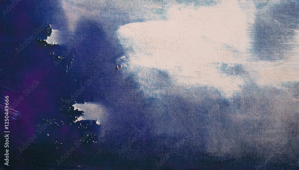 Aufkleber ethereal abstract blue horizon with light gradient texture for modern wall art or graphic background