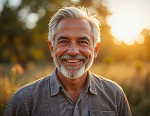 portrait of senior man