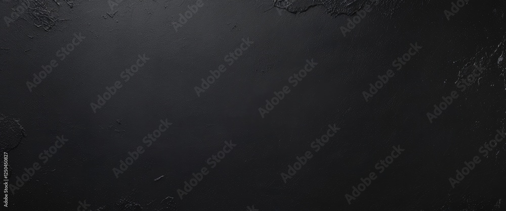 Poster rough textured solid black background suitable for creating contrast in design projects or product p