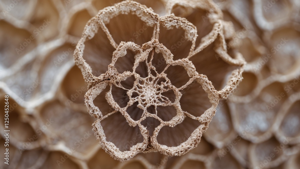 Poster detailed macro shot of intricate grain structure showcasing unique textures and patterns in natural 