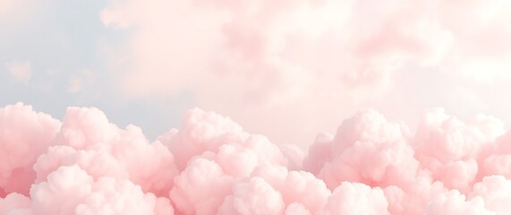A stylish background composed of soft, pastel-colored clouds rendered in a watercolor style, evoking a dreamy and serene atmosphere.
