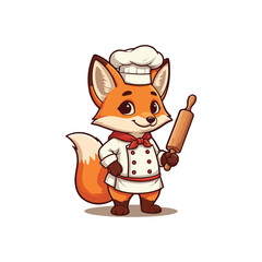 Cute wolf Cartoon Vector Icon Illustration Animal Nature Icon Concept Isolated Premium Vector