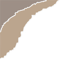 Abstract Torn Paper Corner