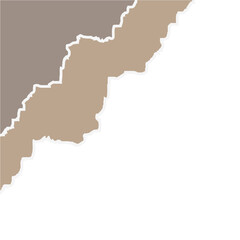 Abstract Torn Paper Corner