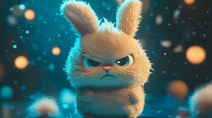 Hilarious grumpy bunny