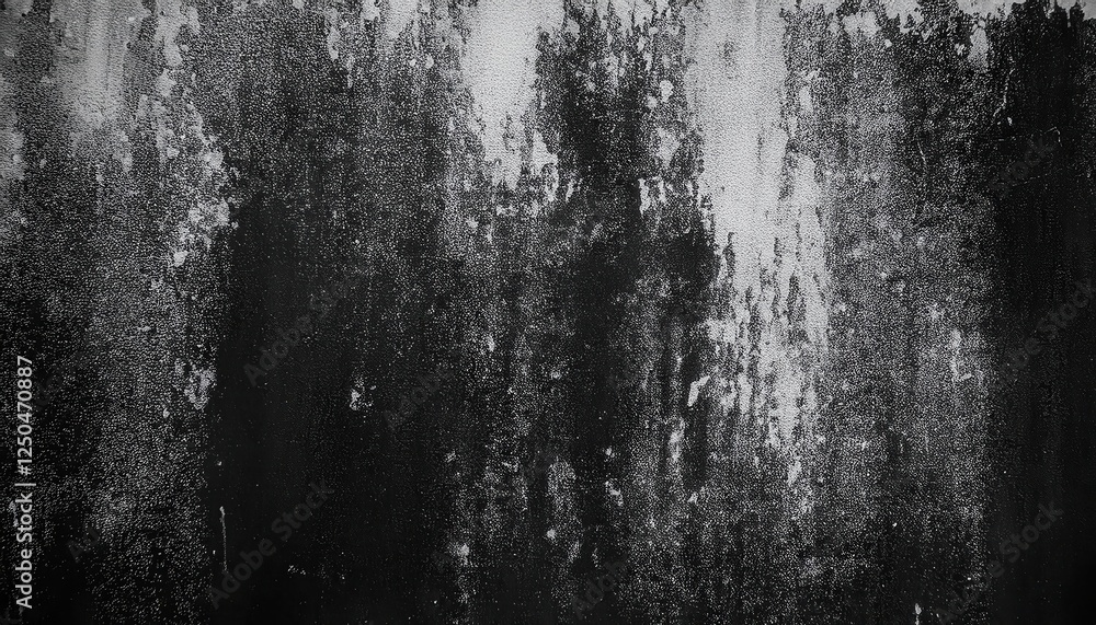 Aufkleber textured abstract black and white grunge background with rough vertical pattern, perfect for urban d