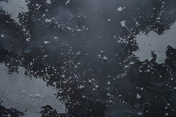 Grey Specks and Blemishes Abstract Texture on Dark Canvas Background