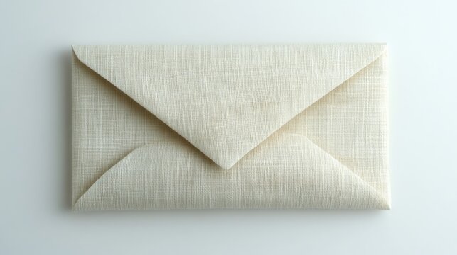 Elegant Closed Envelope on Soft Background for Stationery Projects