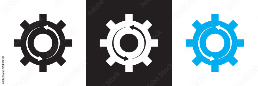 Aufkleber update software icon . system upgrade notification . progress install sign business concept. isolate
