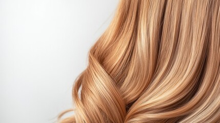 Naklejka premium Hair Dye Damaged Concept, Nourishing Hair Treatments for Brittle and Split Ends with Beautifully Repaired Shine