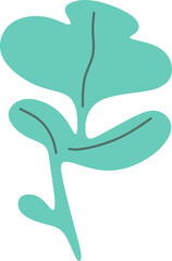 Abstract Simple Plant