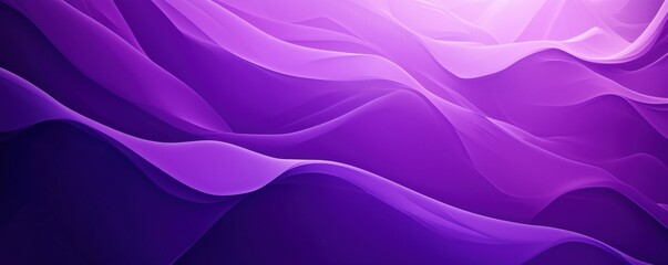 Fototapeta premium Purple abstract waves creating a smooth flowing texture with soft gradients, copy space for text