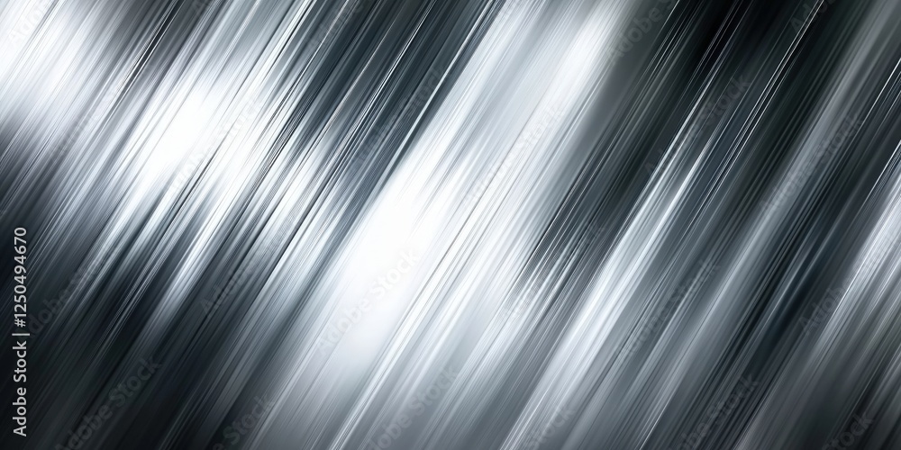 Poster abstract silver background with blurred lines creating a dynamic and modern aesthetic for various cr