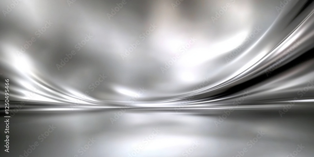 Poster abstract silver background with blurred lines and smooth gradients creating a modern and elegant vis