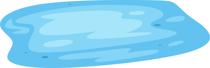 Water Pond Illustration