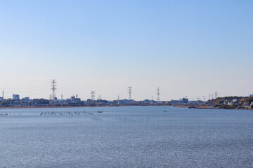 Obraz premium 手賀沼（千葉県柏市）