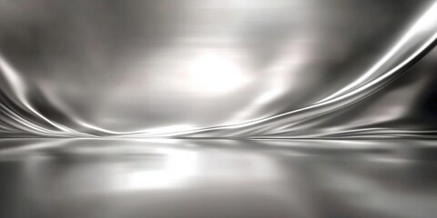 Abstract Silver Background with Blurred Lines for Creative Projects, Digital Art, and Presentations