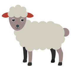 vector illustration of a sheep