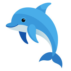 Fototapeta premium dolphin isolated on white