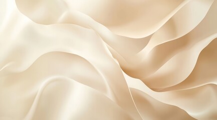 Obraz premium Soft Beige Fabric Drape