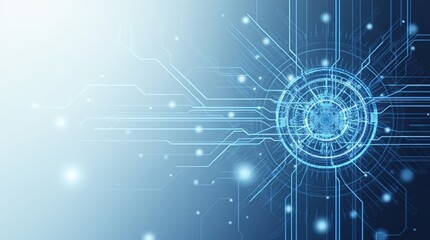  a clean, geometric composition of interconnected lines and shapes