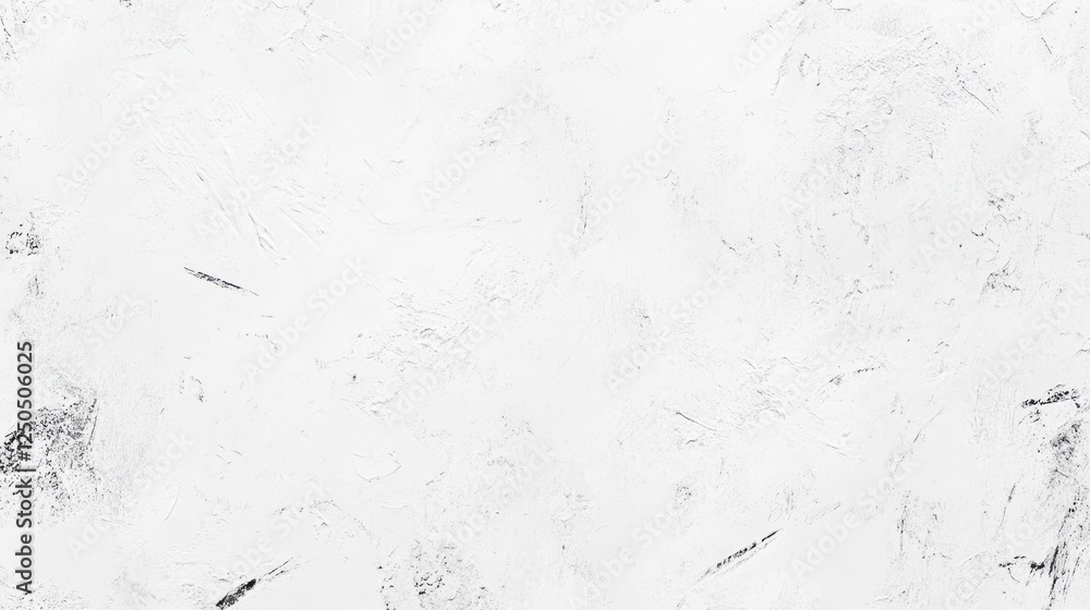 Poster White stucco wall texture background with abstract pattern and rough surface