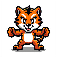 tiger cartoon character