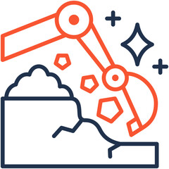 Earthmoving icon