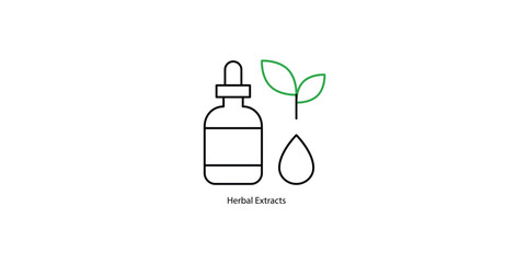 Herbal Essentials Extract Icon: Natural Remedies and Wellness