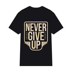 Simple and clean typography t-shirt design 