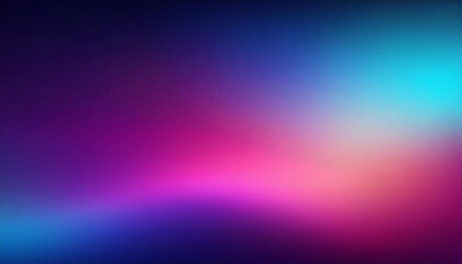 Abstract gradient background: A blurred color gradient flows from purple to pink to blue, featuring a grainy texture