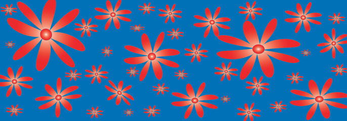 seamless pattern with flowers