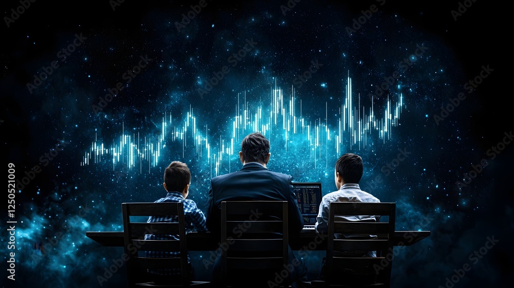 Poster Cutting edge financial data analytics dashboard with dynamic charts graphs and data visualizations showcasing real time market performance and economic insights for informed decision making
