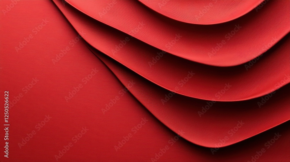 Poster layered red patterns abstract design graphic art minimalist environment close-up view textural depth