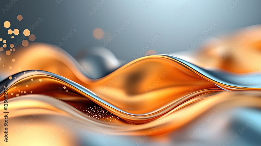 Aufkleber fluid dynamics in abstract art digital medium modern aesthetic studio environment close-up view crea