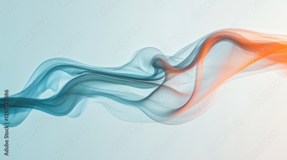 Poster fluid motion art display abstract environment digital ethereal atmosphere smooth flow energy visuali