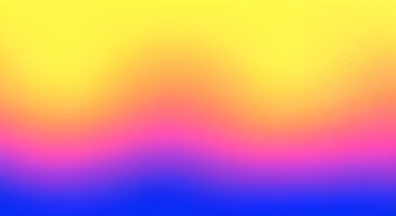 Obraz premium Vibrant Abstract Gradient Background with Yellow, Pink, and Blue Hues - Soft Blurred Colorful Texture for Modern Design, Wallpapers, and Digital Art