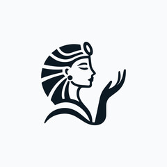 Egyptian lady logo