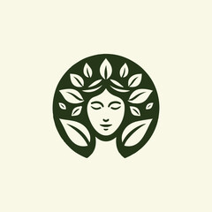 Goddess nature logo
