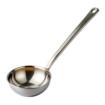 silver spoon isolated on white